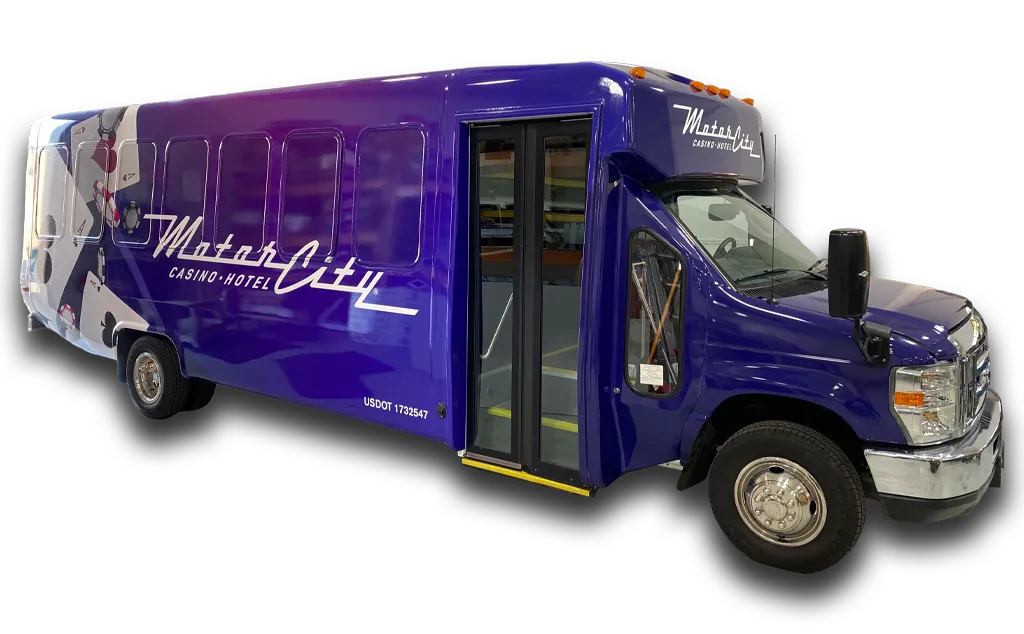 Commercial Vehicle Wrap Bus Right Motorcity 2