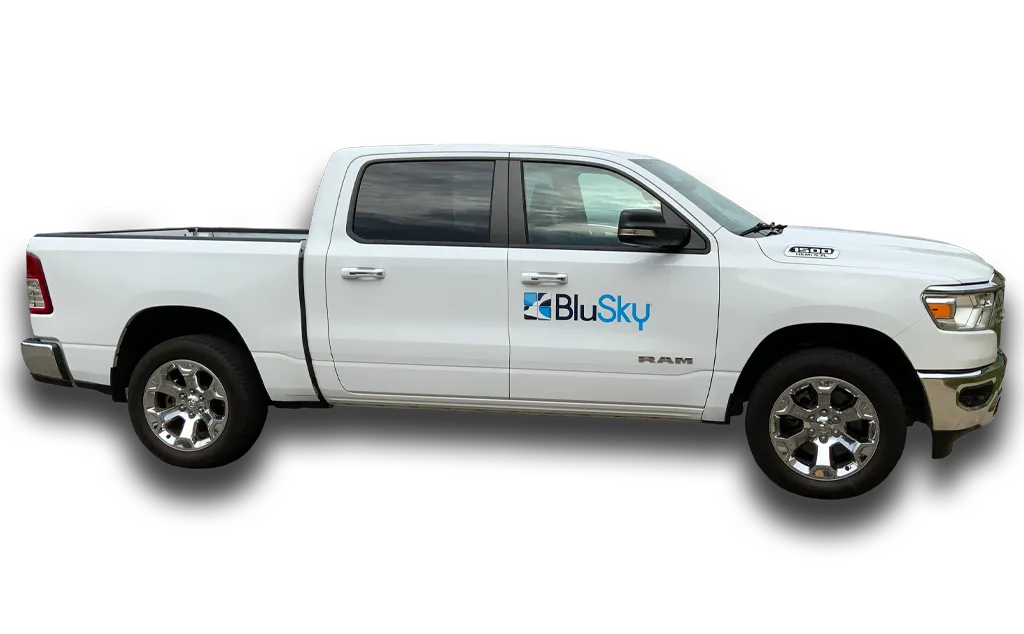 Commercial Vehicle Wrap Example Truck Right BluSky