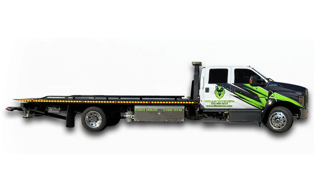 Commercial Vehicle Wrap Semi Truck Right Titan Towing