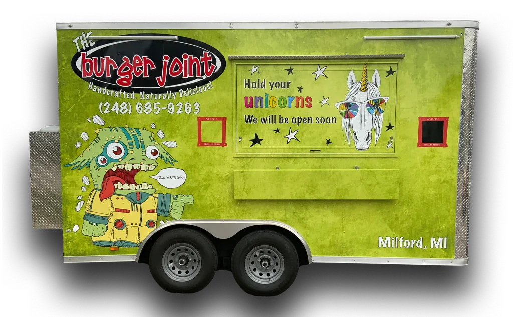 Commercial Vehicle Wrap Trailer Right The Burger Joint