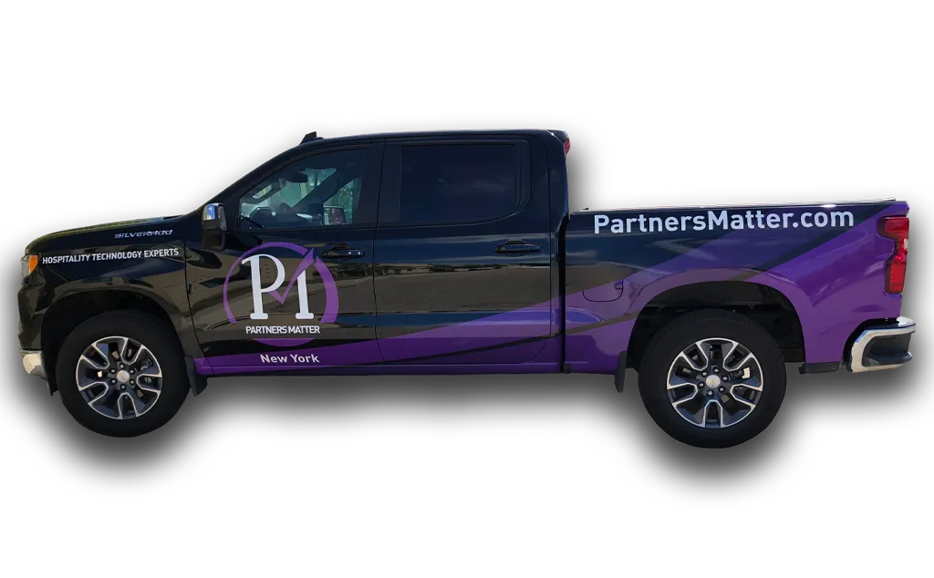 Commercial Vehicle Wrap Truck Left Partners Matter