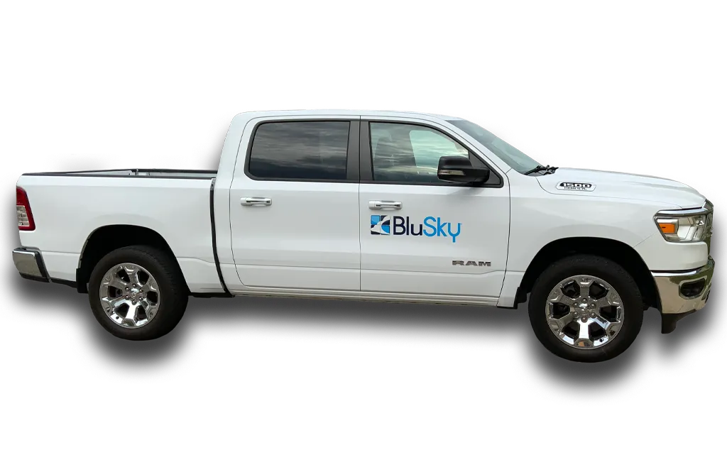 Commercial Vehicle Wrap Truck Right BlueSky