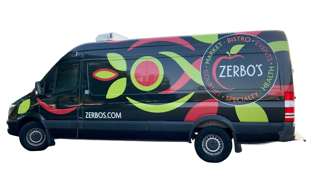 Commercial Vehicle Wrap Van Left Zerbos