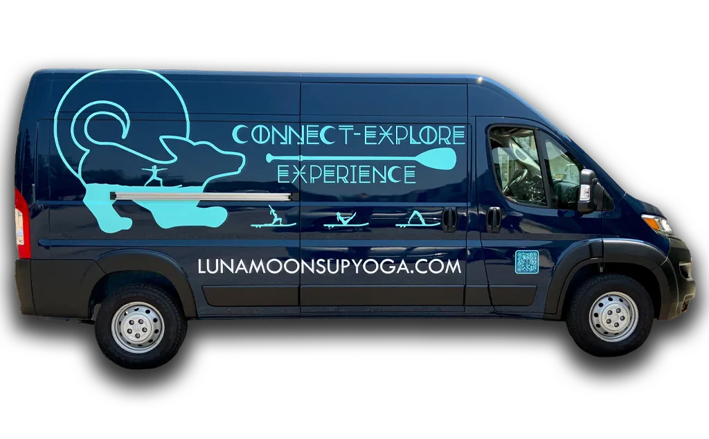 Commercial Vehicle Wrap Van Right Luna Moon Supply Yoga