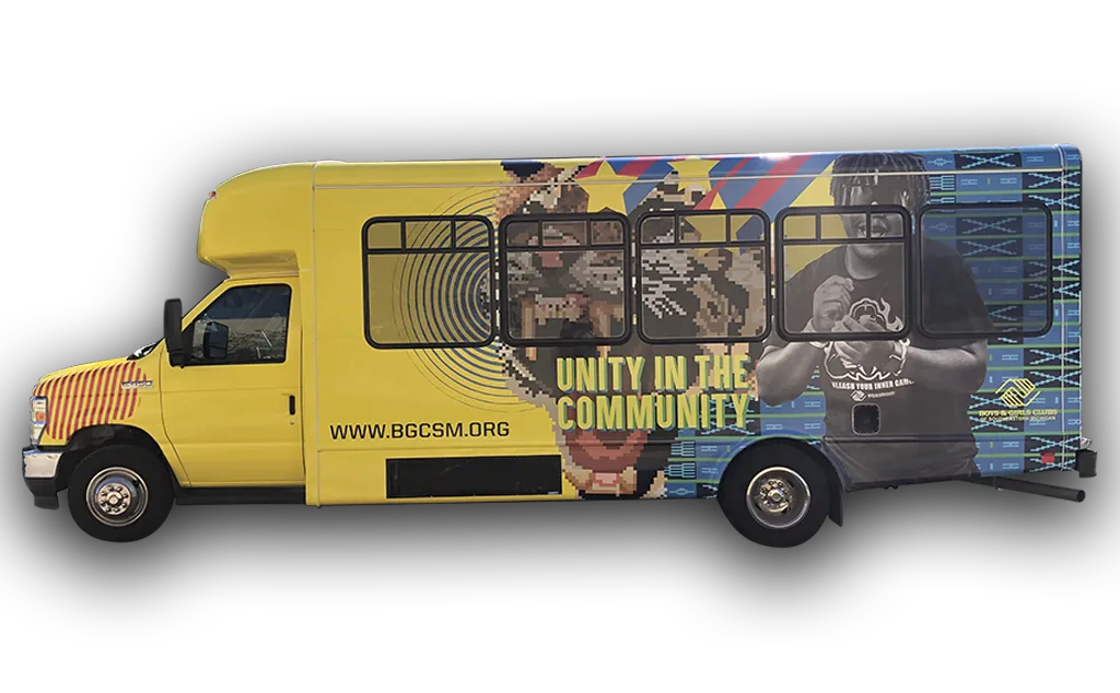 Contour Graphix Vehicle Wrap 13 BGCSM Unity in the Community Left