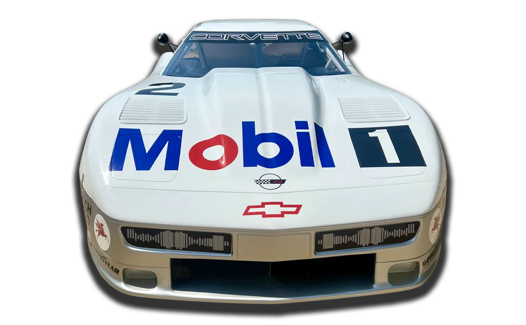 Motorsport Vehicle Wrap Sportscar Corvette Front 2 Mobile One