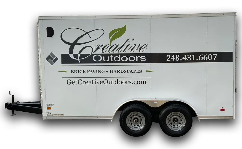 Commercial Vehicle Wrap Trailer Creative Outdoor Left