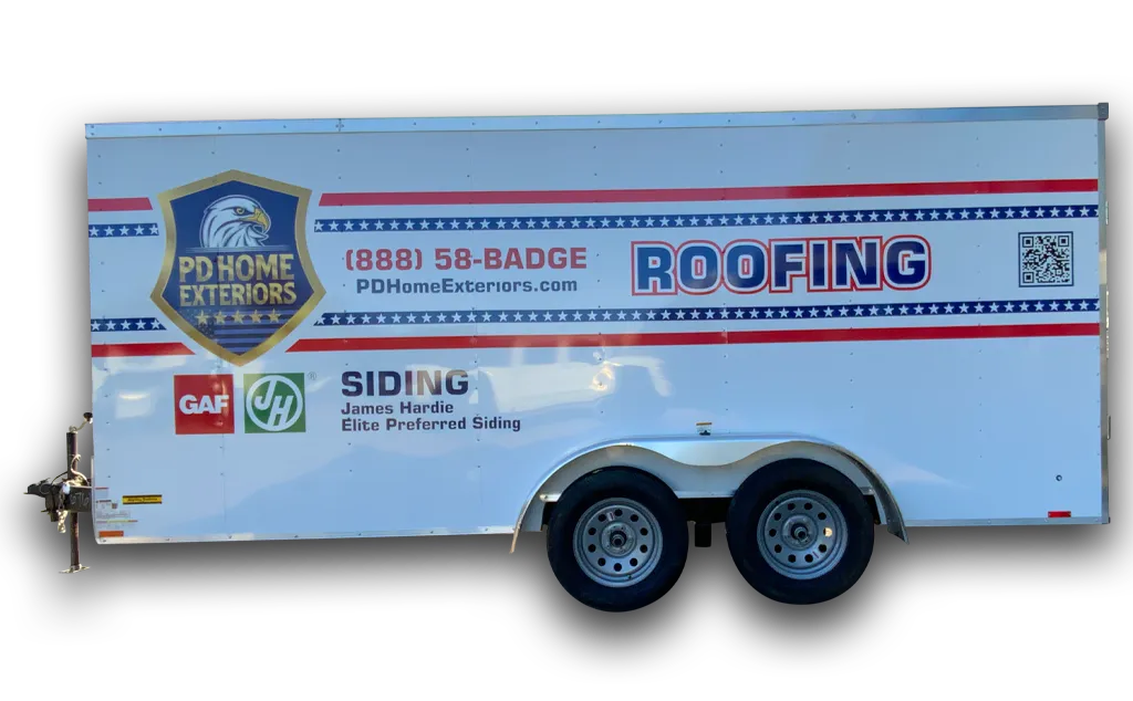 Commercial Vehicle Wrap Trailer PD Home Left