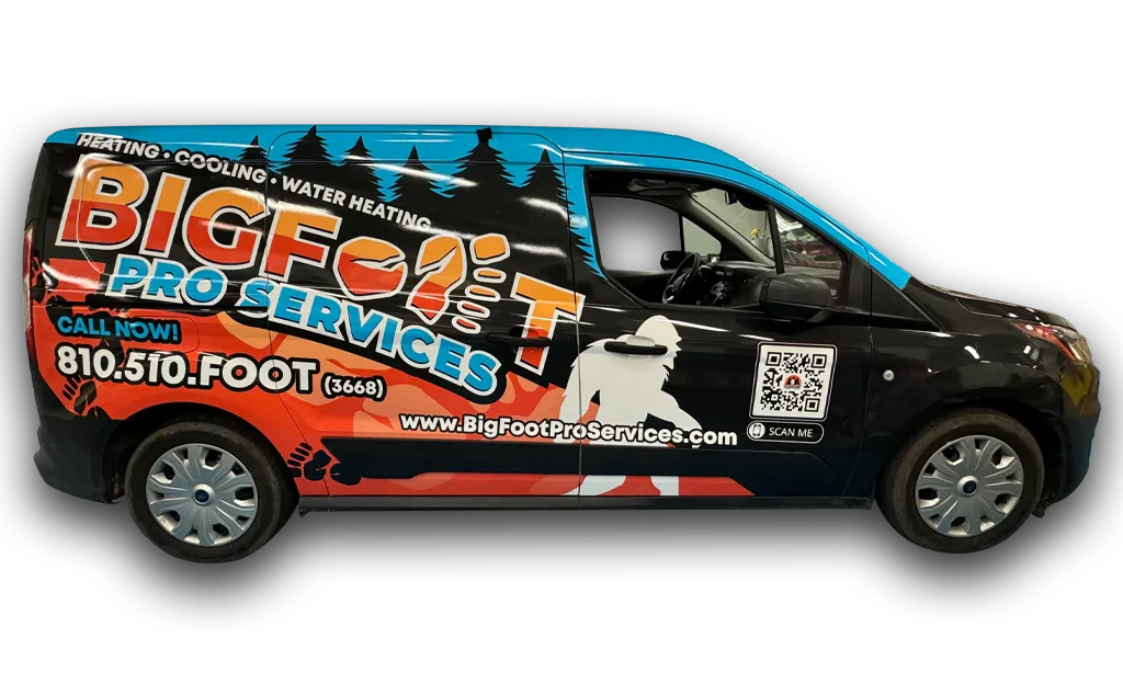 Commercial Vehicle Wrap Van Bigfoot Right